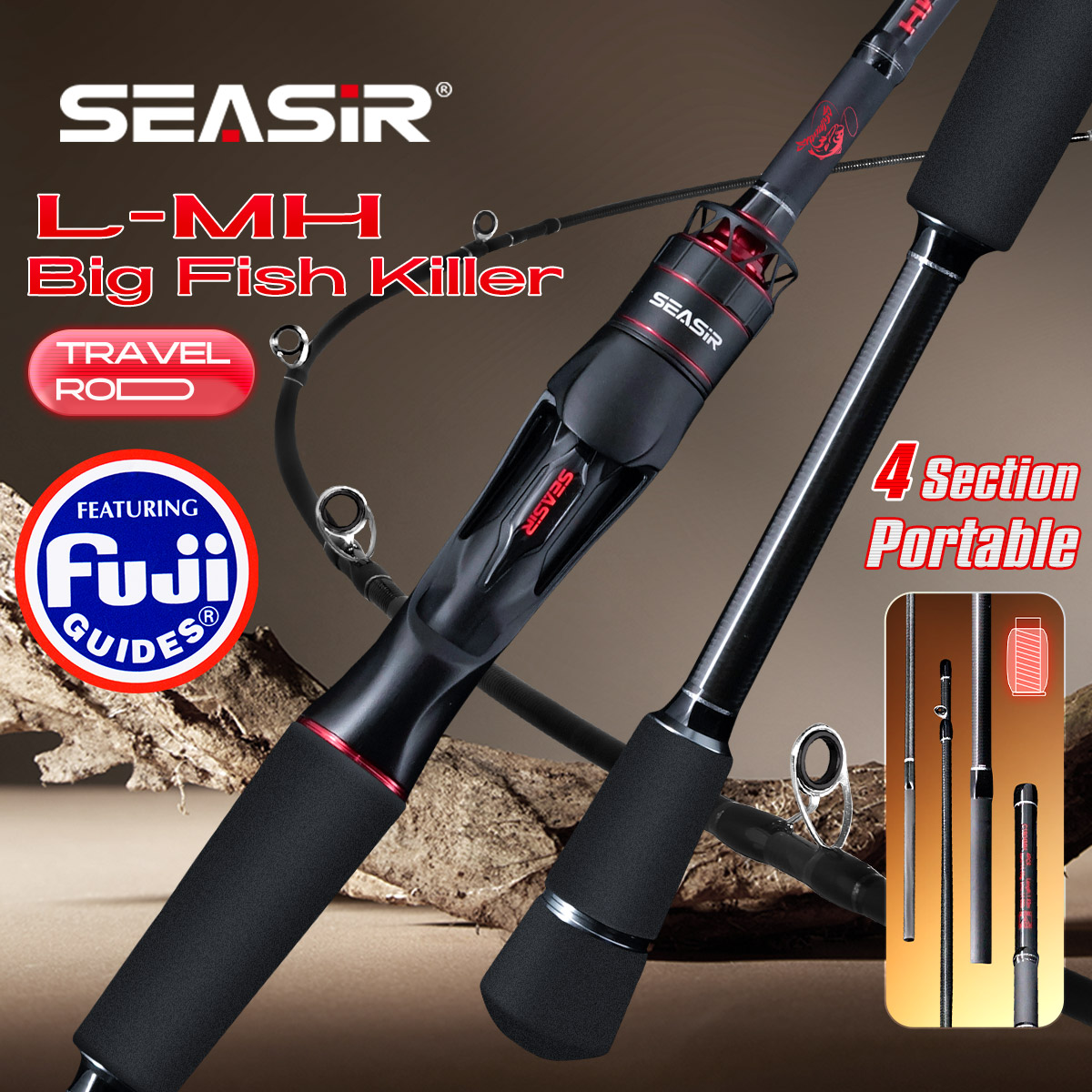 Fishing Equipment Clearance - Seasir Salminus XF M/MH Spining&Casting Fishing