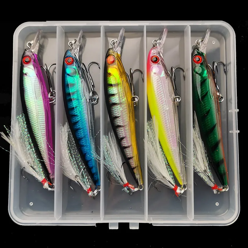 Fishing Equipment And Accessories - 5pcs/box Laser 3D Eyes Bionic Minnow