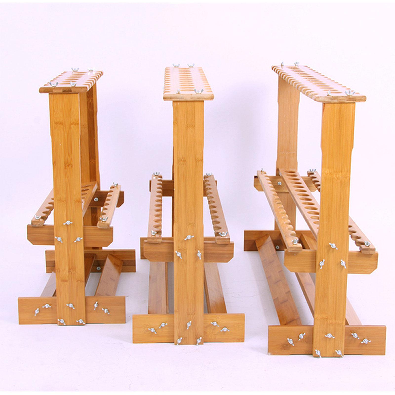 Fishing Equipment Organizer - Fishing Rod Storage Rack Bamboo Floor
