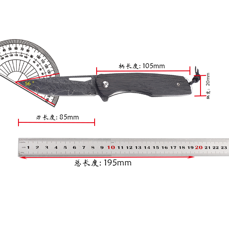 New 8cr13MOV steel core ebony  - đánh giá và giá Fishing Equipment Kitchener