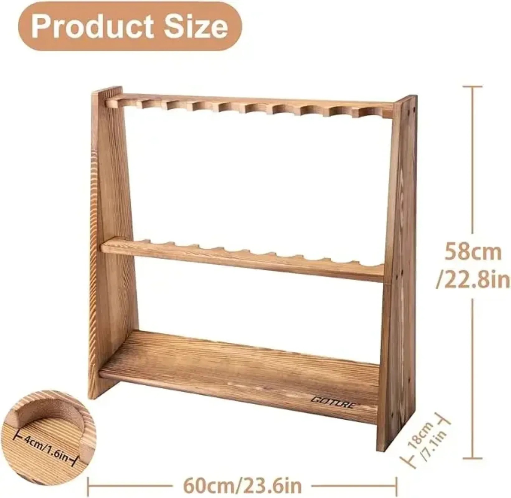 Goture 10 Slots Carbonized Pin - đánh giá và giá Fishing Equipment Organizer