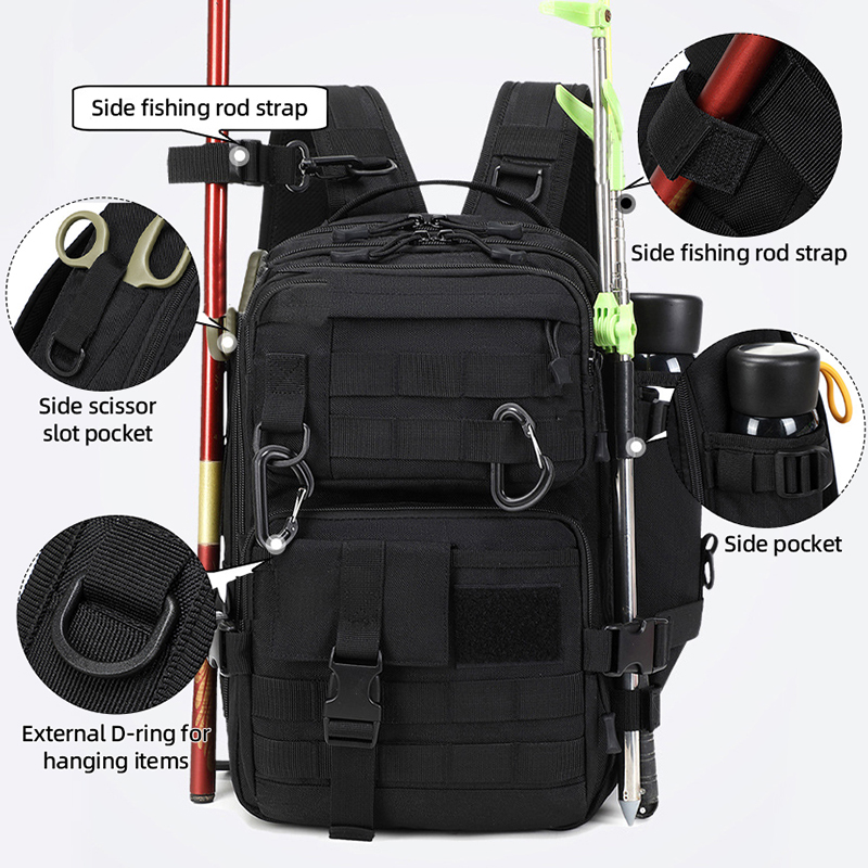Camping Tactical Backpack Trav - đánh giá và giá Fishing Equipment And Gear