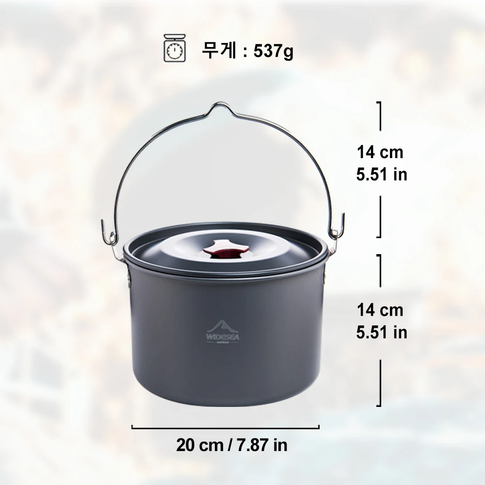Widesea 4L Camping Hanging Pot - đánh giá và giá Fishing Equipment Kitchener
