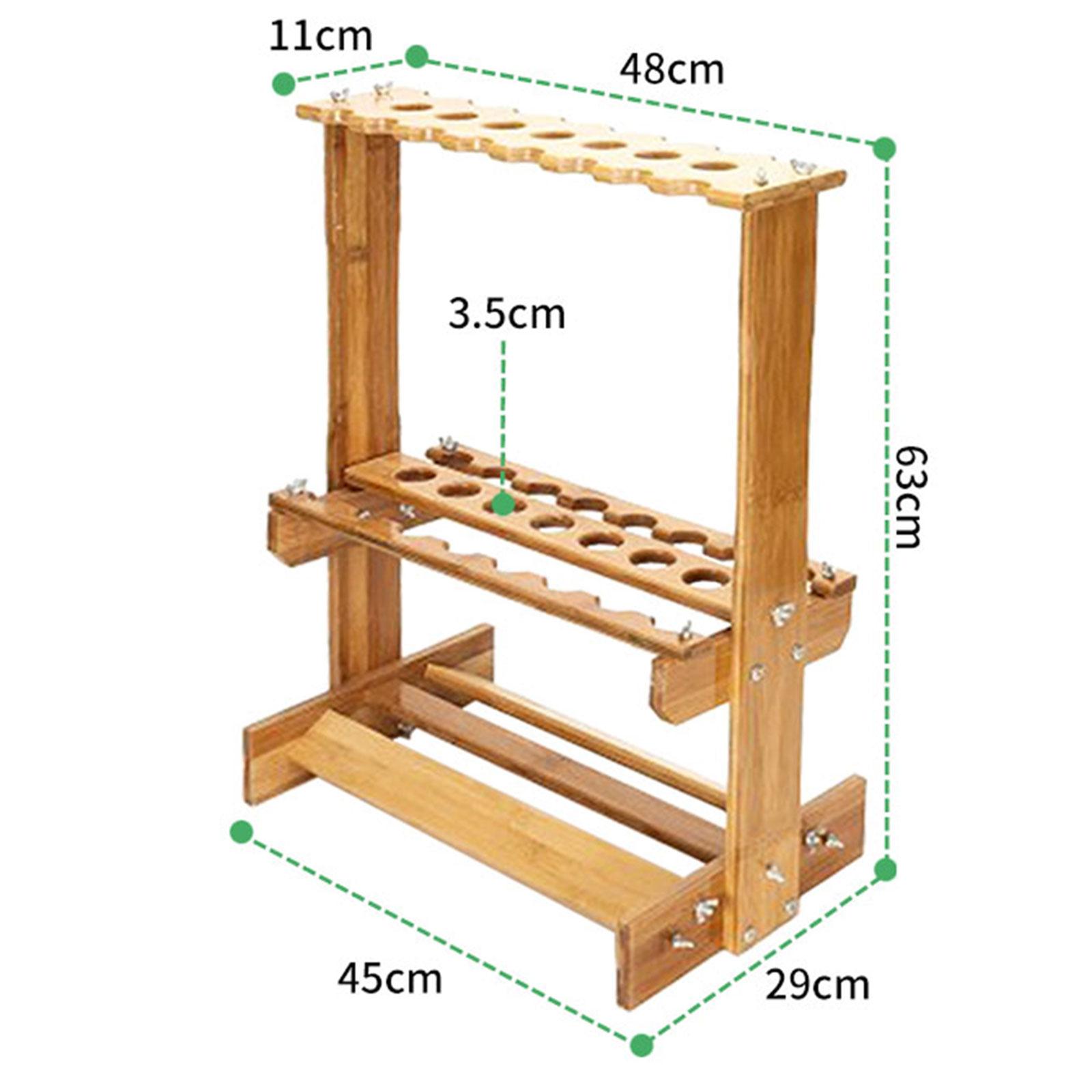 Fishing Rod Storage Rack Bambo - đánh giá và giá Fishing Equipment Organizer