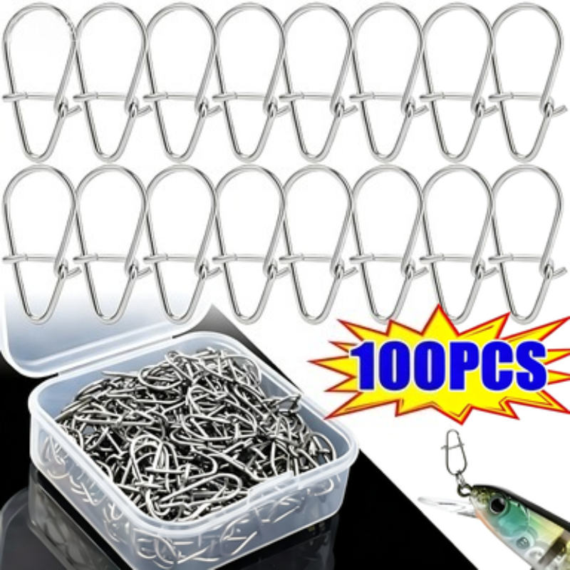 100PCS Stainless Steel Fishing - đánh giá và giá Fishing Equipment Cheap