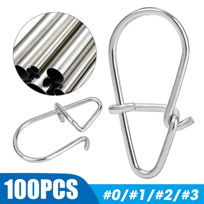 100PCS Stainless Steel Fishing - đánh giá và giá Fishing Equipment Cheap
